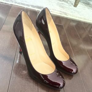 Christian louboutin simple 100mm heels